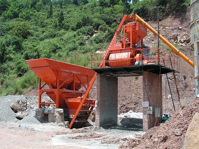 Bazhong professional concrete mixer picture